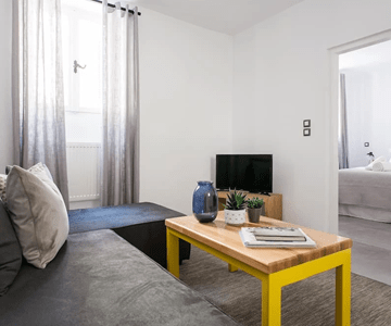 Apartment A1 woonkamer