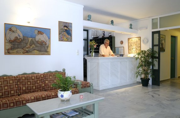 Aegeon Hotel Receptie