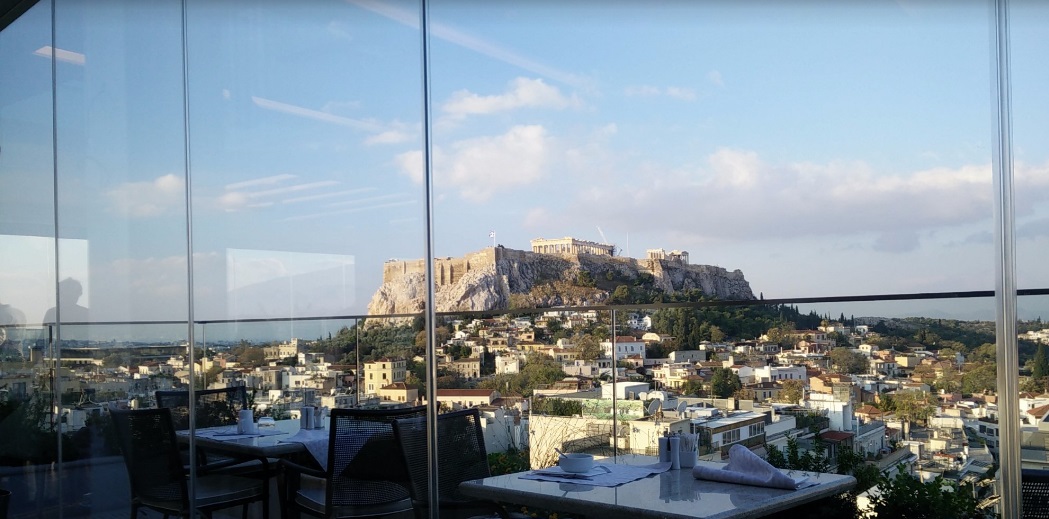 Electra Metropolis uitzicht op de Akropolis