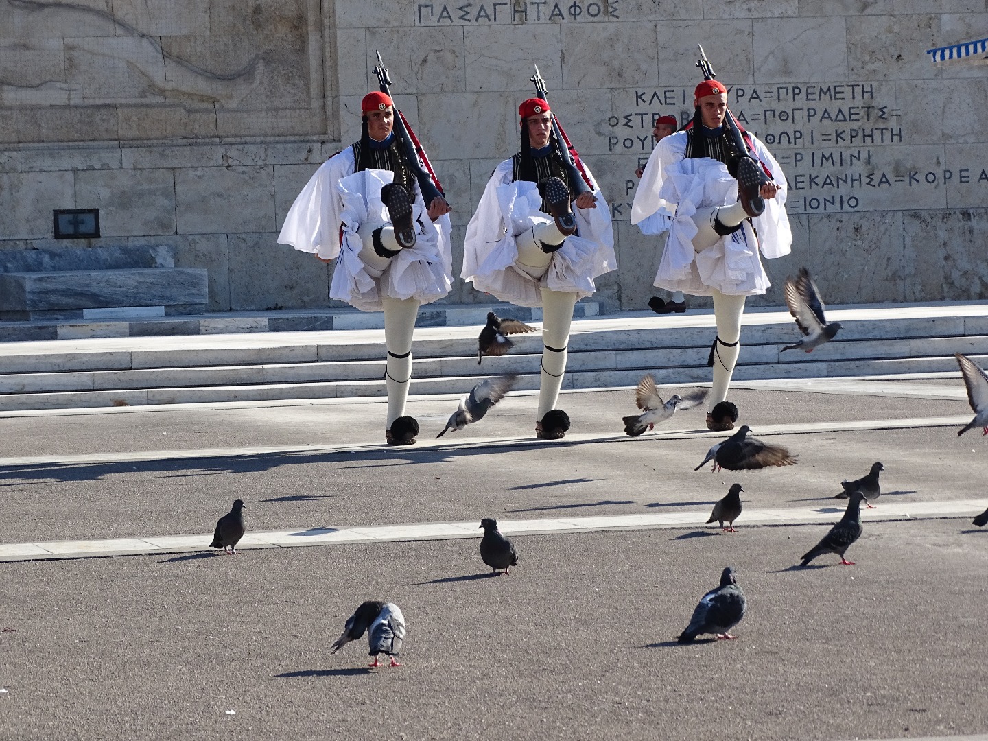 Wachters voor het parlementsgebouw