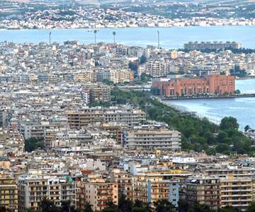 Aerial view of Thessaloniki, Greece.jpg - Polyplan Reizen