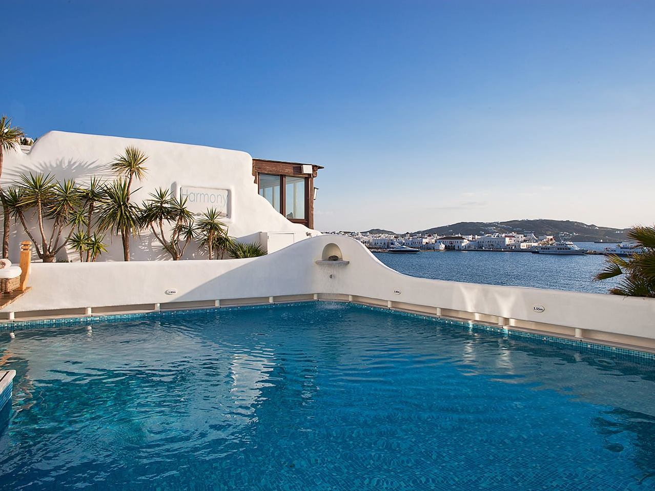 Uitzicht vanuit zwembad