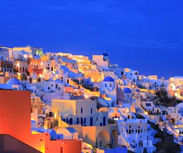 Santorini Oia Nighttime