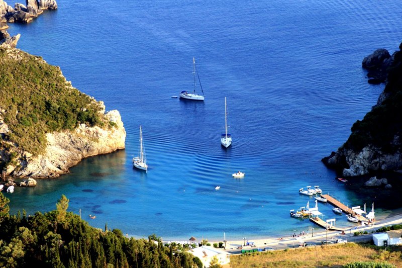 A Bay In Corfu Island