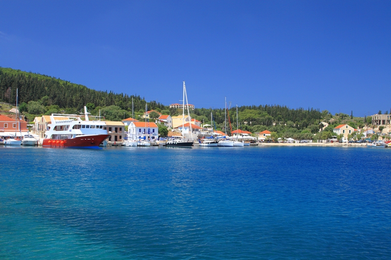 Kefalonia Fiskardo Harbour