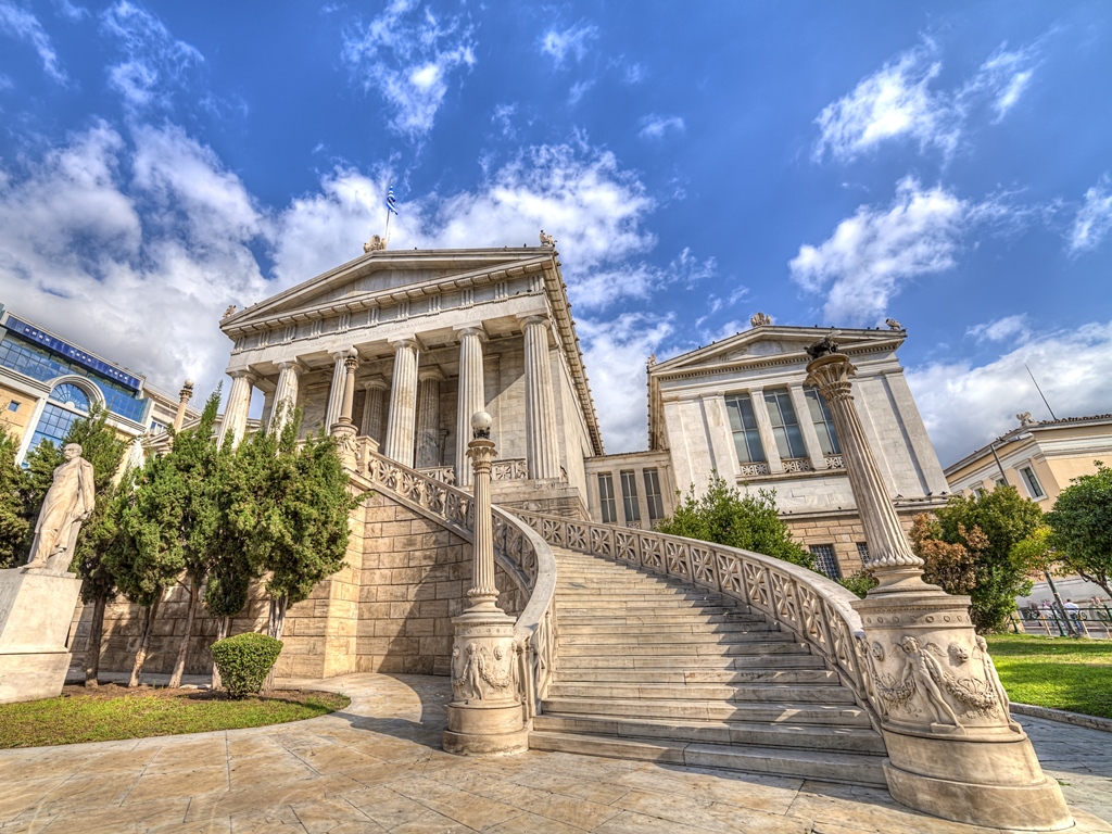 de nationale bibliotheek van Athene - Polyplan Reizen